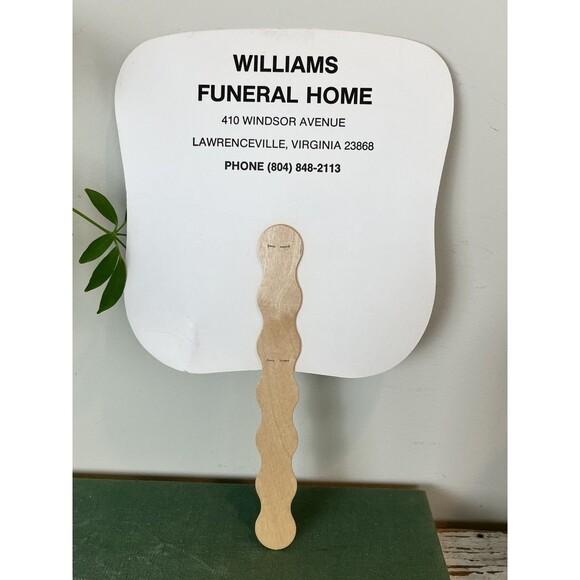 Vintage Church Cardboard & Wood Fan / The Last Supper 1950’s / Nostalgia 12” - Picture 5 of 8